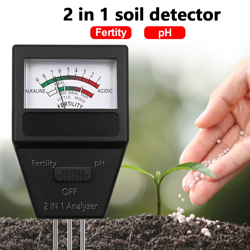 2 in 1 Soil PH Fertility Meter - огляд і ціна Ph Meter Digital Water Tester