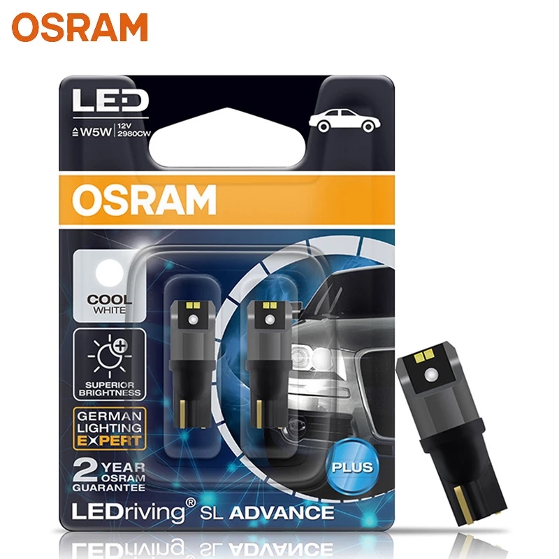 OSRAM LED T10 6000K W5W 194 LE - огляд і ціна Packaging